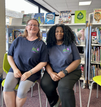Emma and Pam, our Whittlesey peer supporters