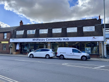 Outside of the Whittlesey library building