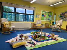 Wisbech room set up for the group